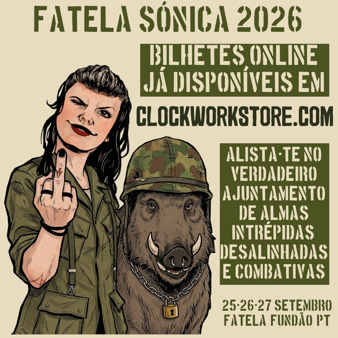 Bilheteira Online – Fatela Sónica 2026